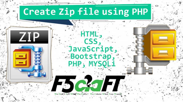 How to create zip file using PHP