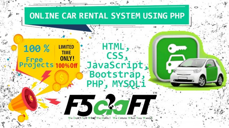 ONLINE CAR RENTAL SYSTEM USING PHP WITH SOURCE CODE