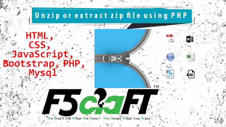 How to unzip or extract zip file using PHP